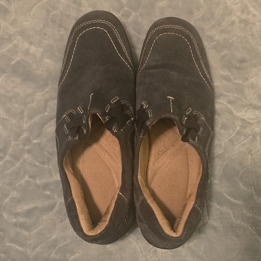 Naturalizer Women's Blue Suede Slip-on Shoes, Size 8 (#11) - Picture 3 of 10